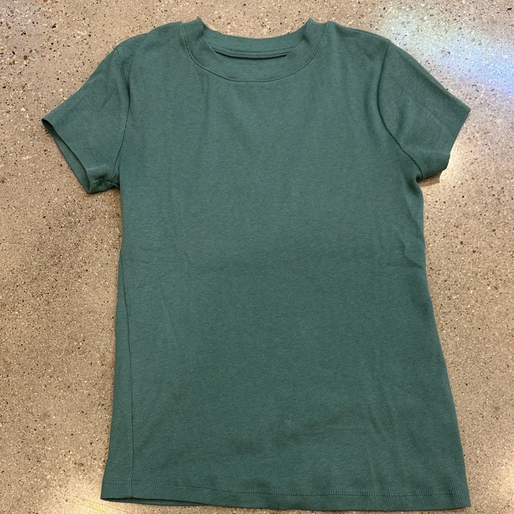 a new day Short Sleeve Tees - Teal and Brown - Picture 4 of 6